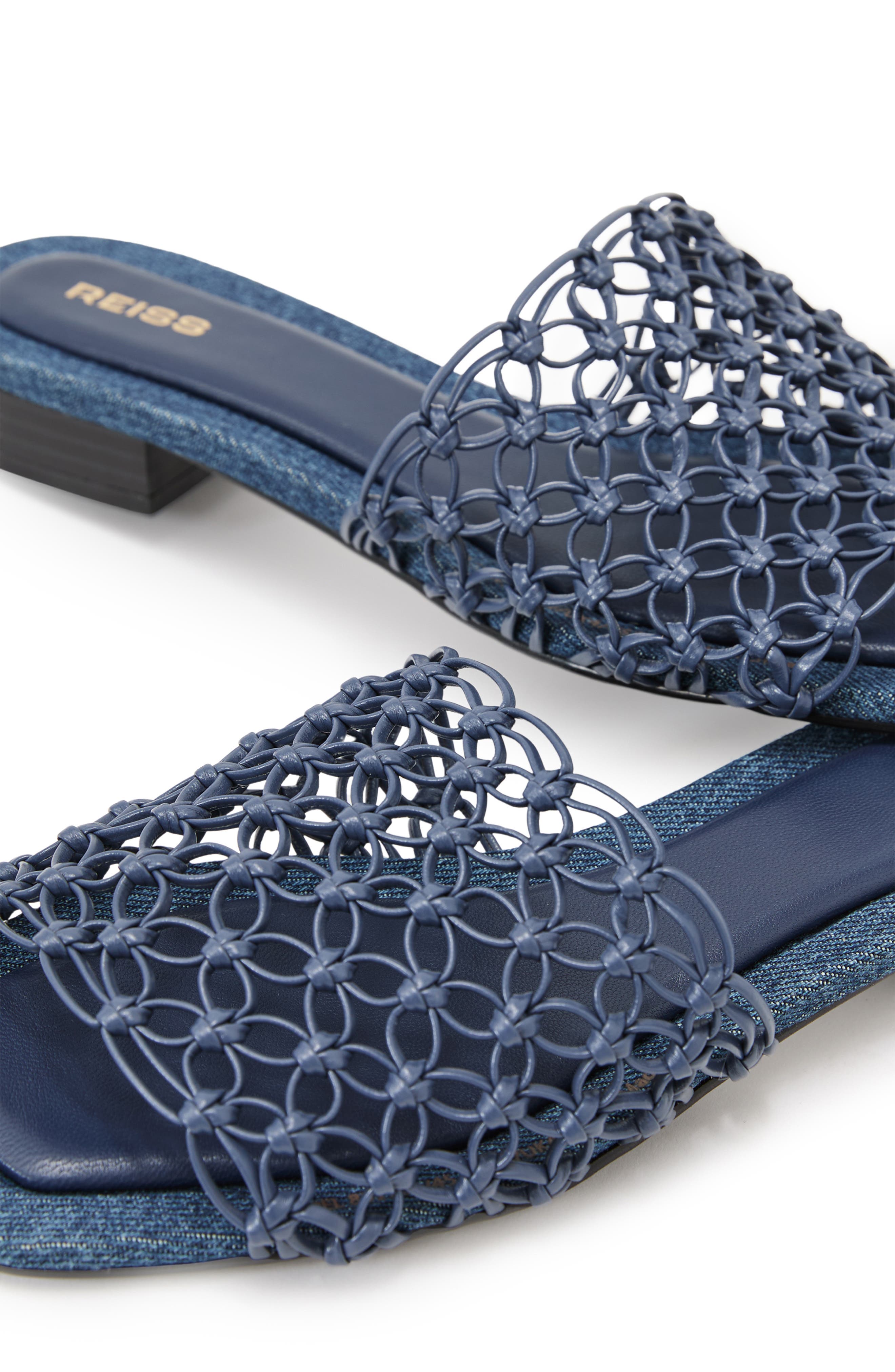 Mabel Slide Sandal, Alternate, color, BLUE