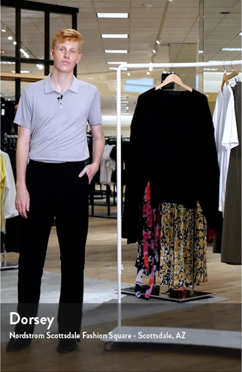 Gender Inclusive Heavy Waffle Knit Crewneck Sweater, sales video thumbnail