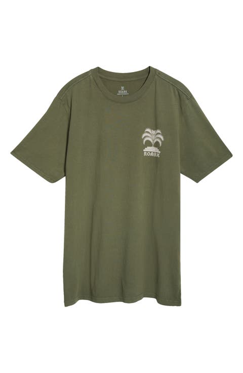 Moto Palm Graphic T-Shirt