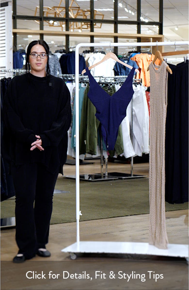 Cold Plunge Textured One-Piece Swimsuit, sales video thumbnail