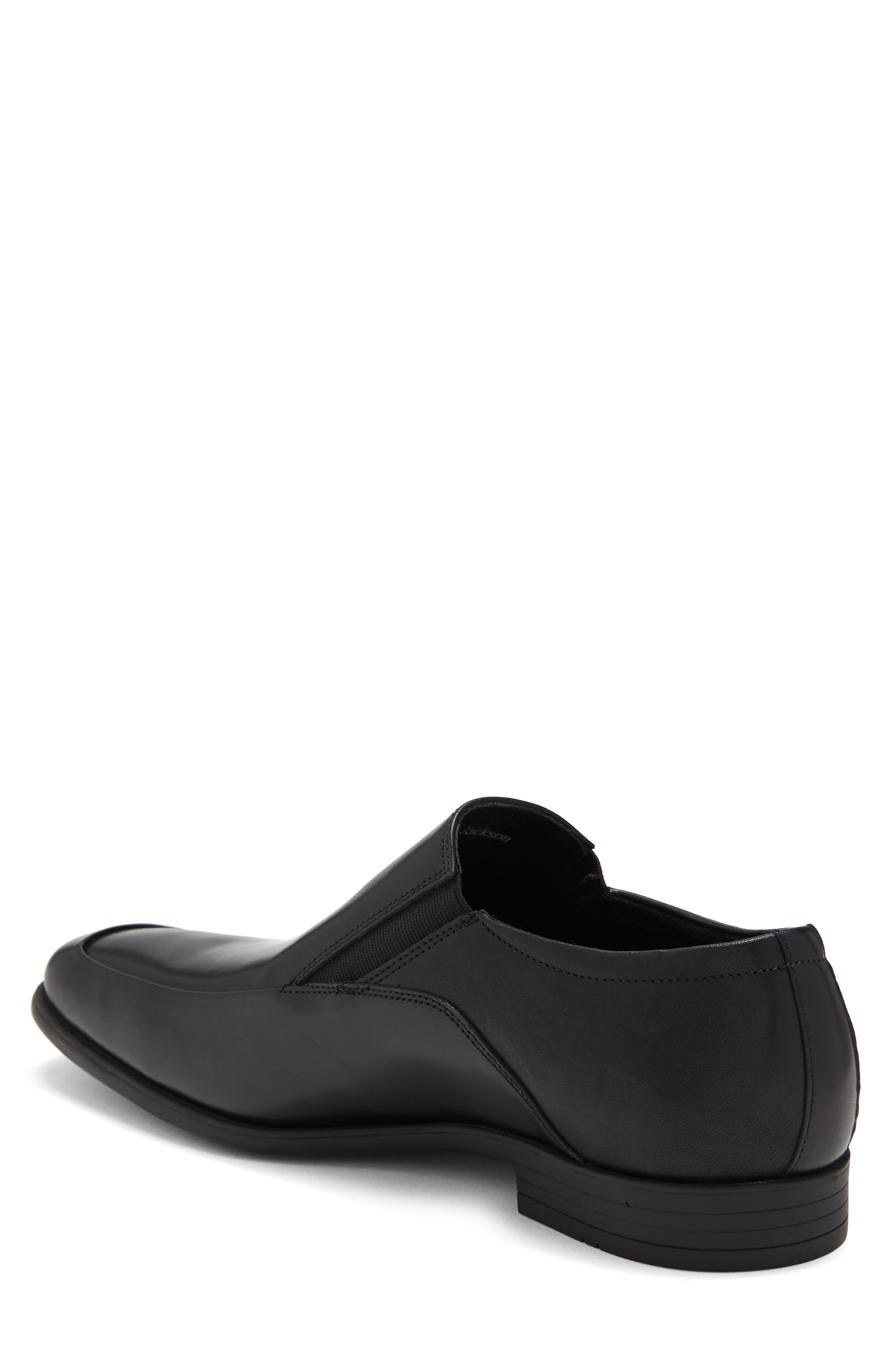 Rush by Gordon Rush Jackson Leather Slip-On Loafer, Alternate, color, Black