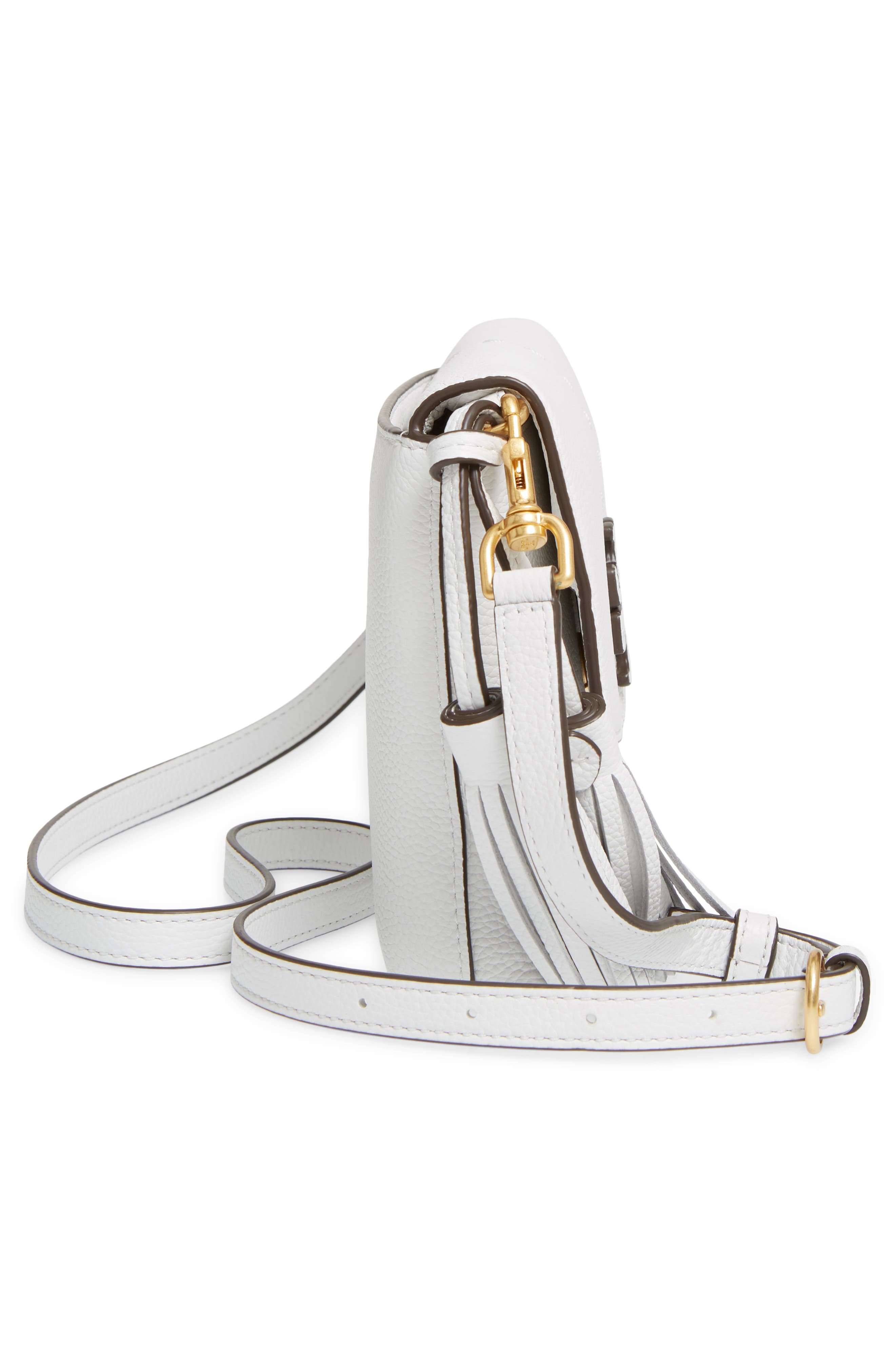 McGraw Leather Crossbody Bag, Alternate, color, GARDENIA