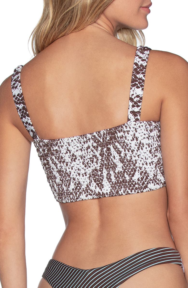 Maaji Mamba Dazzling Smock 4-Way Reversible Bikini Top, Alternate, color, 