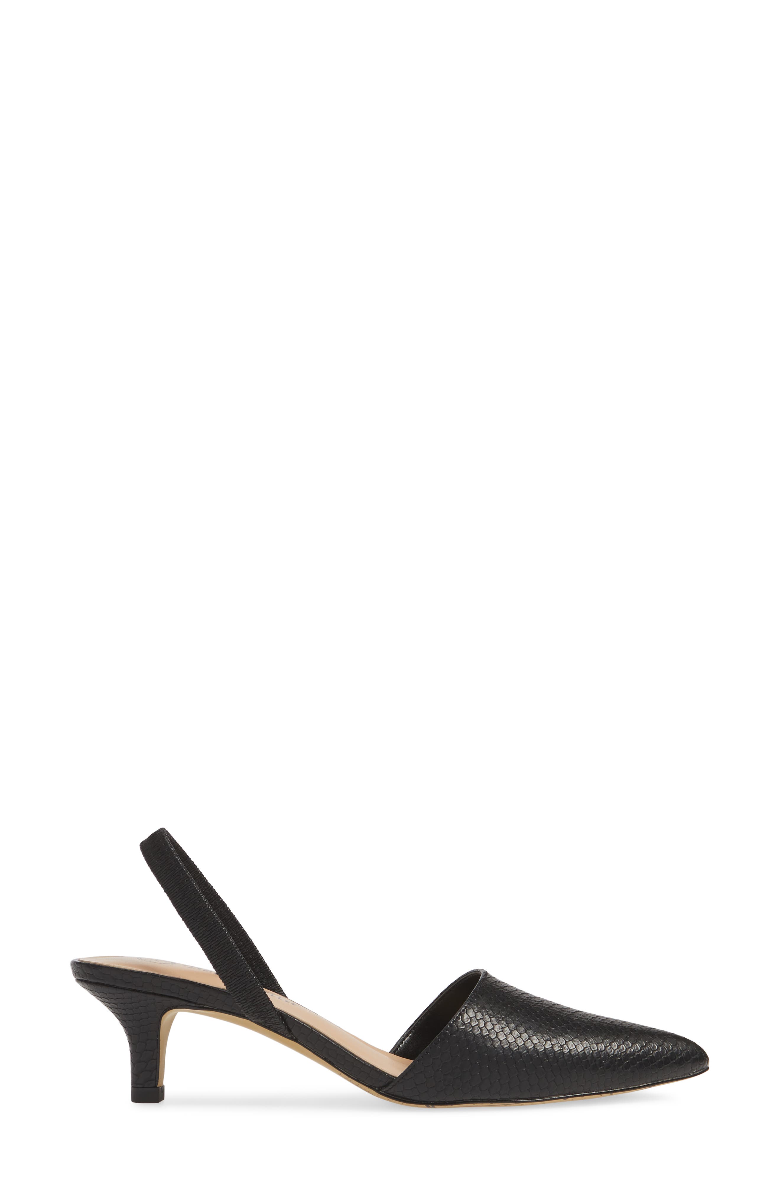 Bella Vita Sarah II Slingback Pump, Alternate, color, Blk Snake