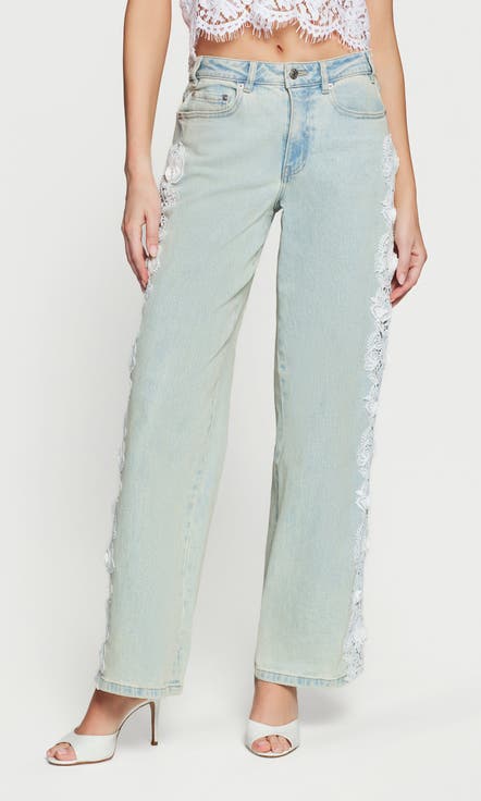 Esme 3D Lace Combo Jeans