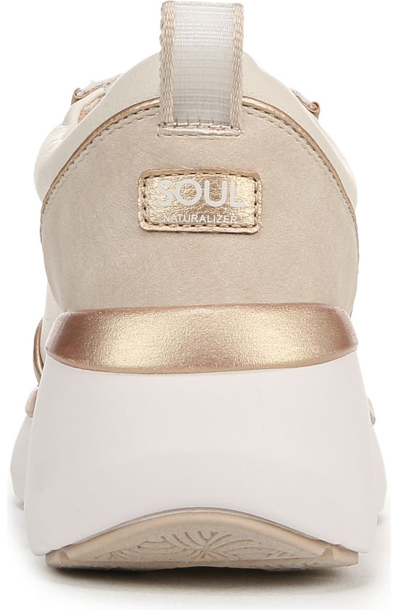 SOUL NATURALIZER Roquel Sneaker, Alternate, color, Porcelain Faux Nubuck