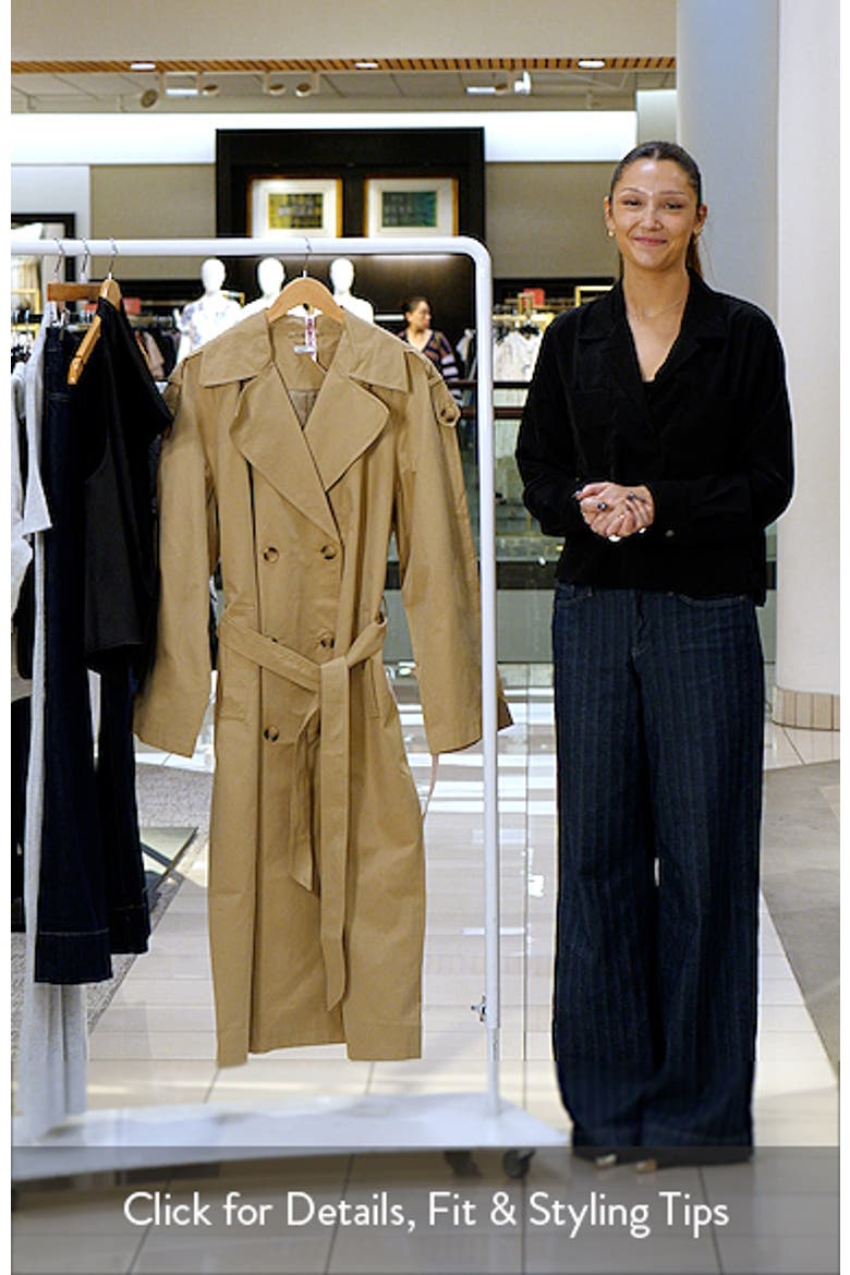 Marais Double Breasted Trench Coat video