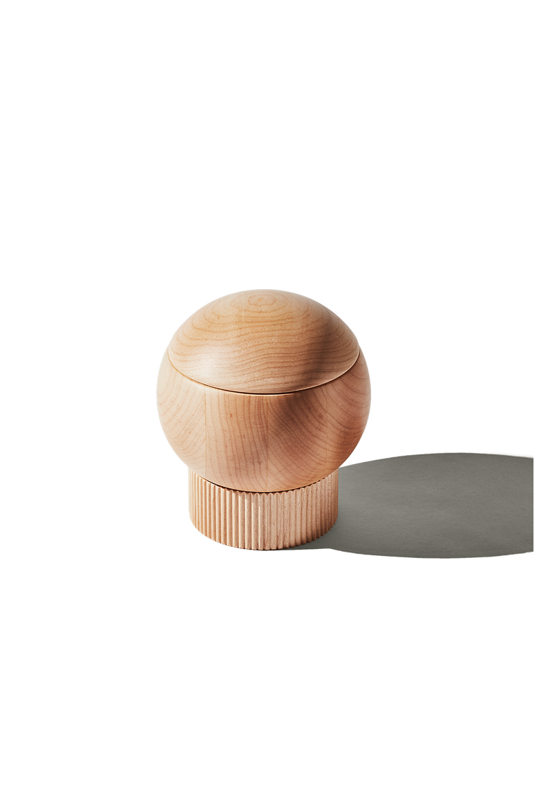 Salt Sphere, Alternate, color, Walnut
