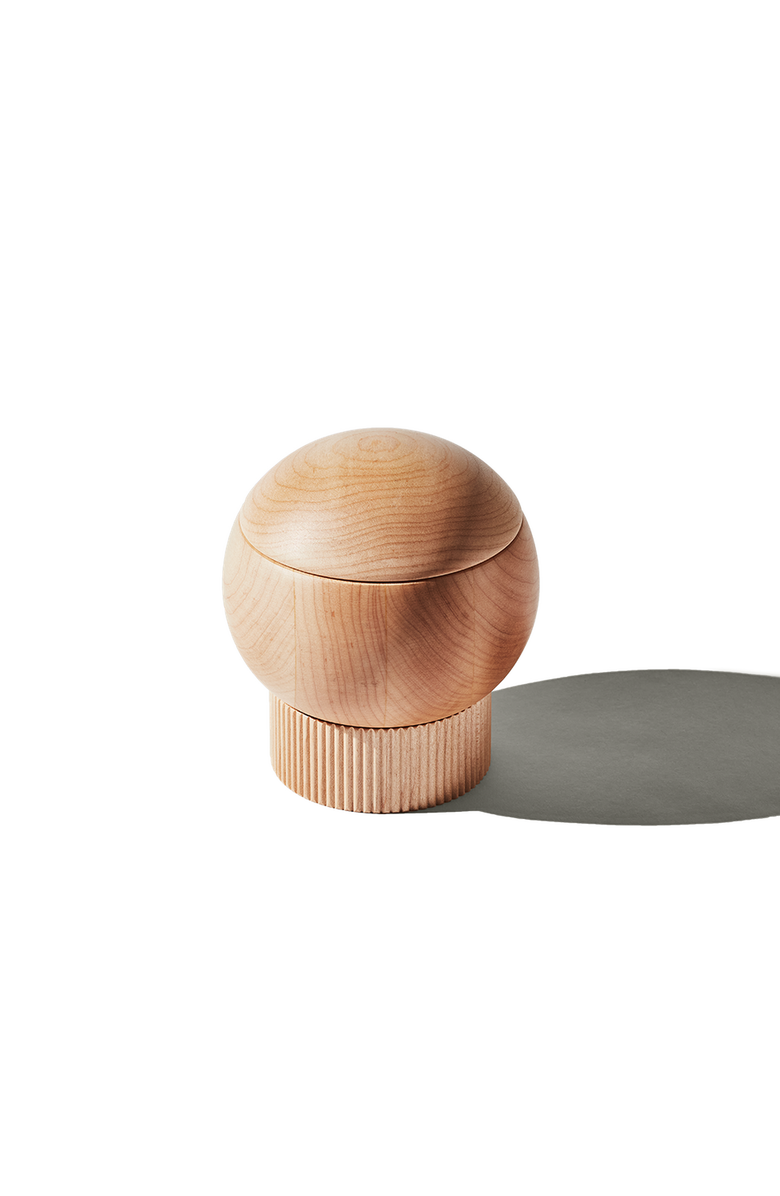 MATERIAL Salt Sphere, Alternate, color, Walnut