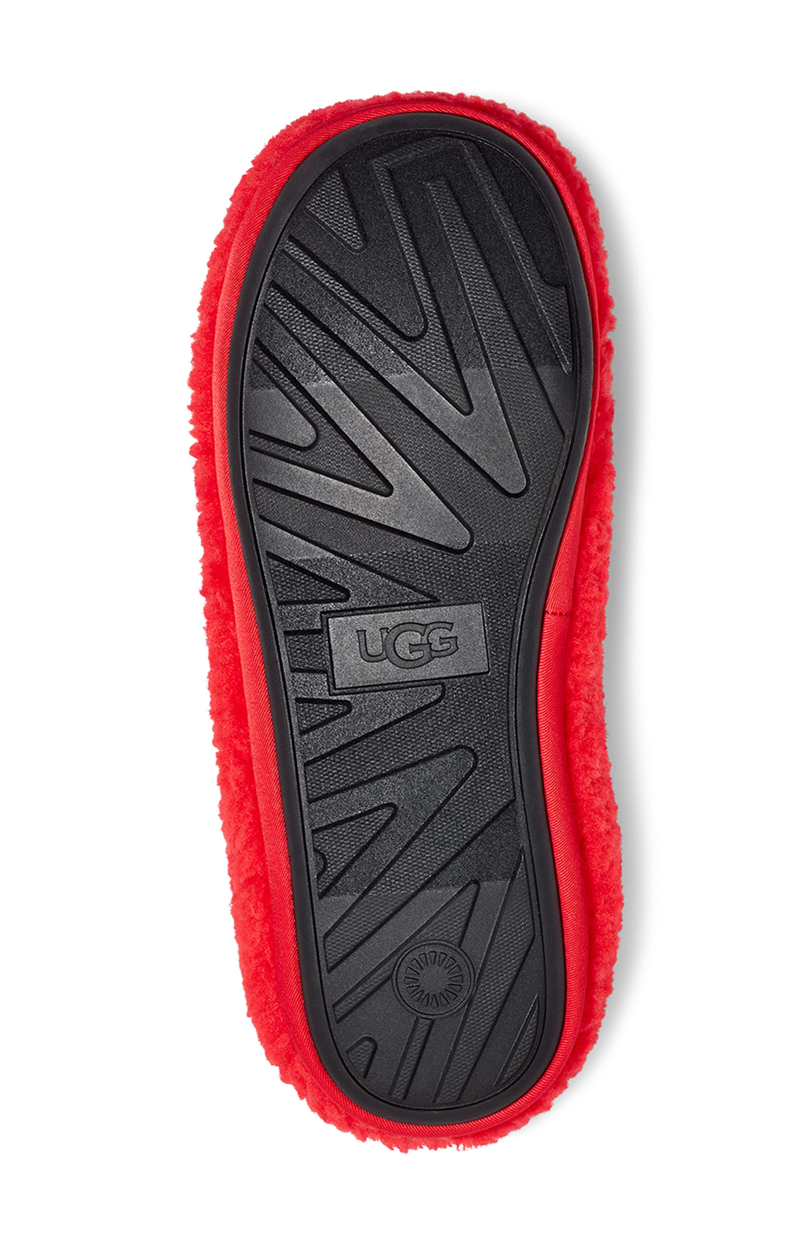 Plushy Slipper, Alternate, color, CHERRY PIE