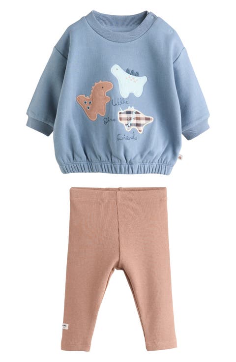 Dinosaur Sweatshirt & Leggings Set (Baby)