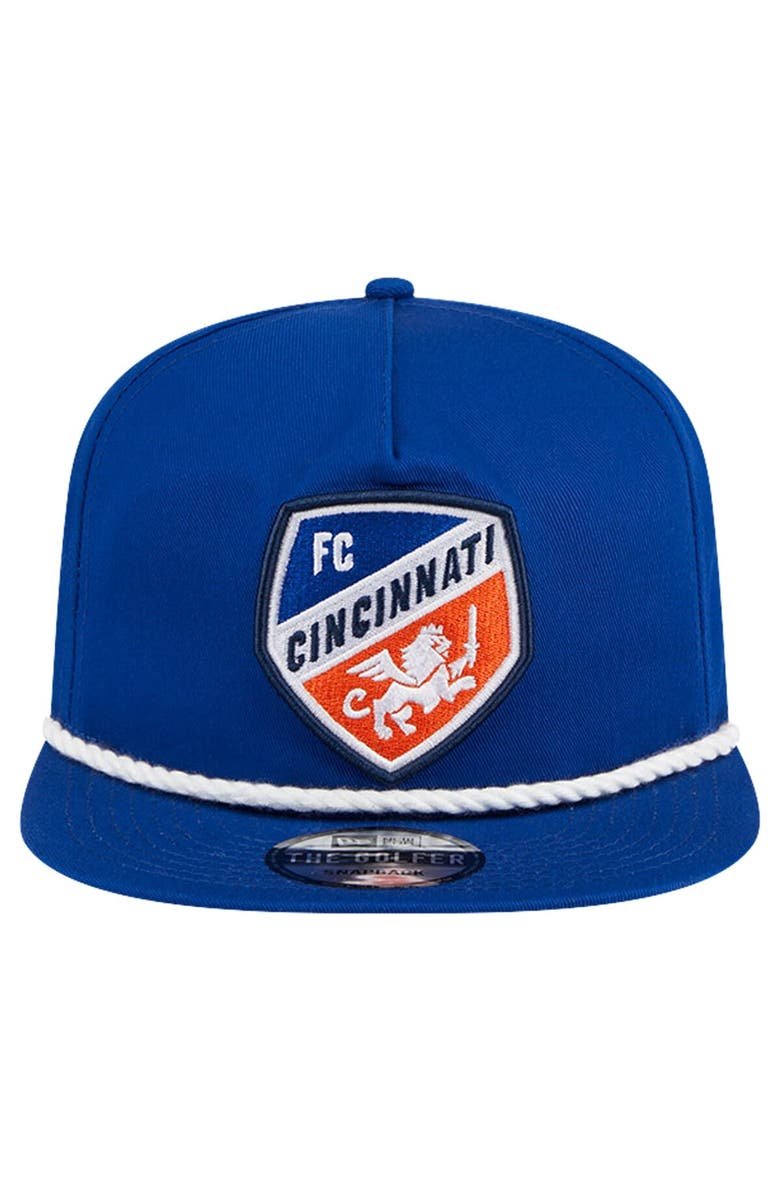 New Era Men's New Era Blue FC Cincinnati The Golfer Kickoff Collection Adjustable Hat, Alternate, color, Blue