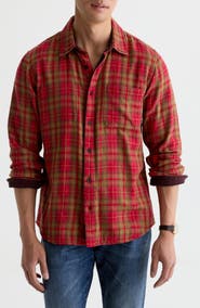 AG Matteo Reversible Plaid Shirt