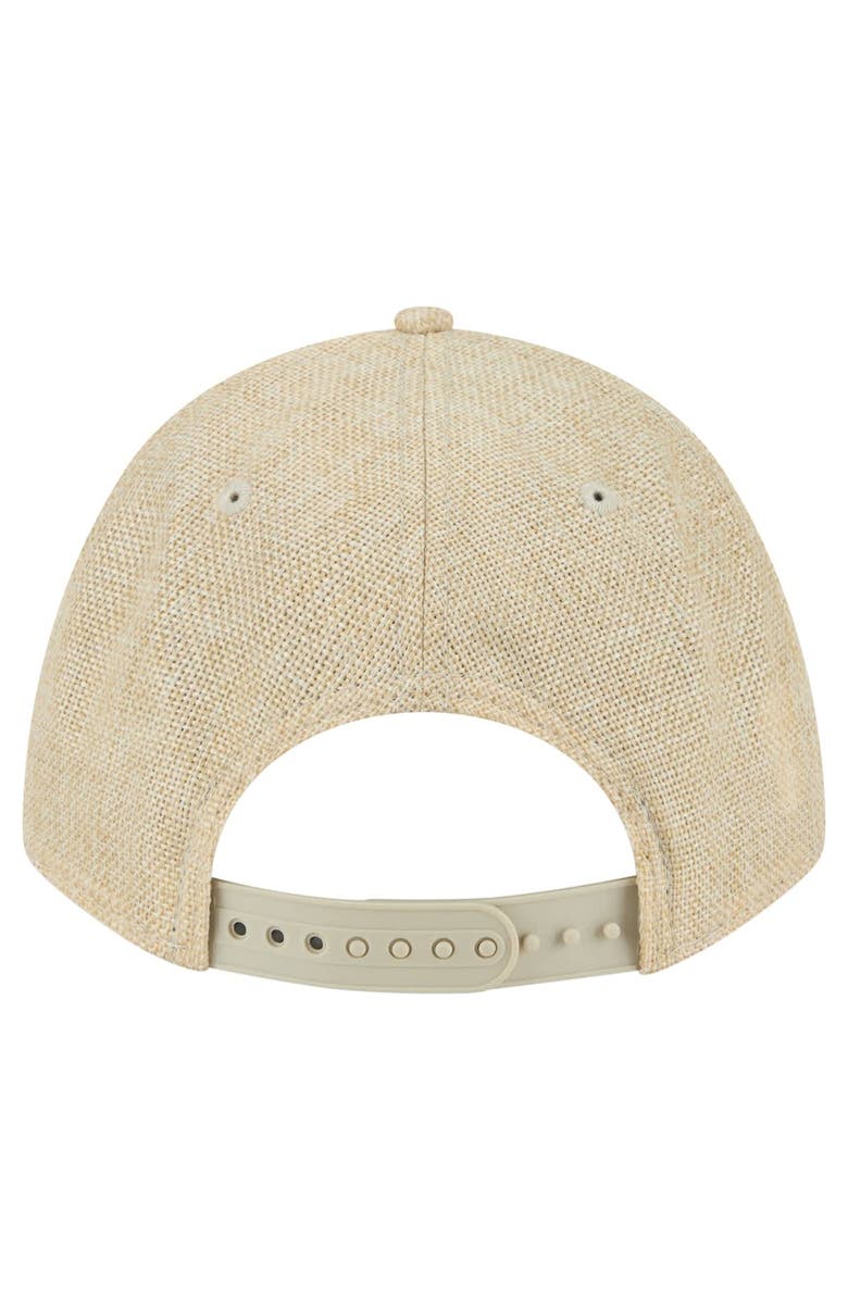 New Era Men's New Era Beige Houston Astros Cotton Weave M-Crown A-Frame 9FORTY Adjustable Hat, Alternate, color, 