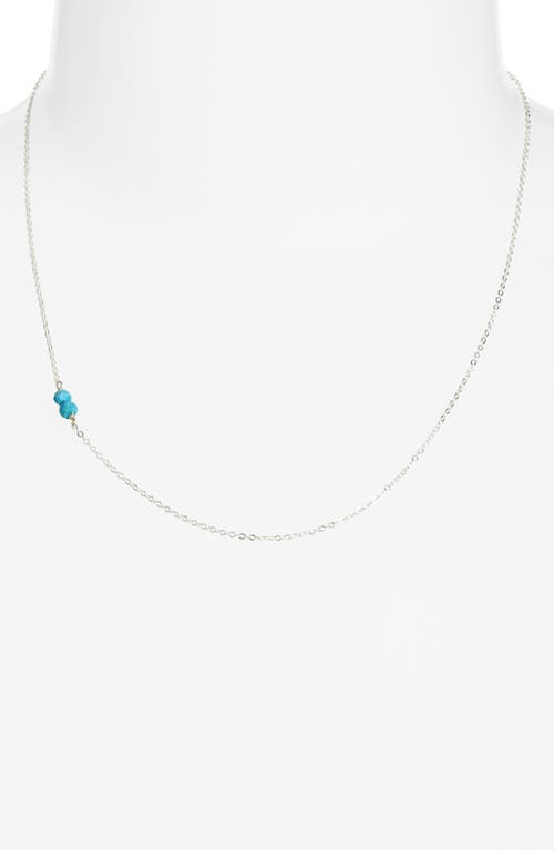 Nashelle Semiprecious Stone Station Chain Necklace