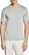 Jack Victor Wellington Cotton & Silk Crewneck T-Shirt