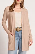 matty m. Claire Longline Open Front Cardigan