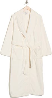 Nordstrom Shawl Collar Plush Longline Robe