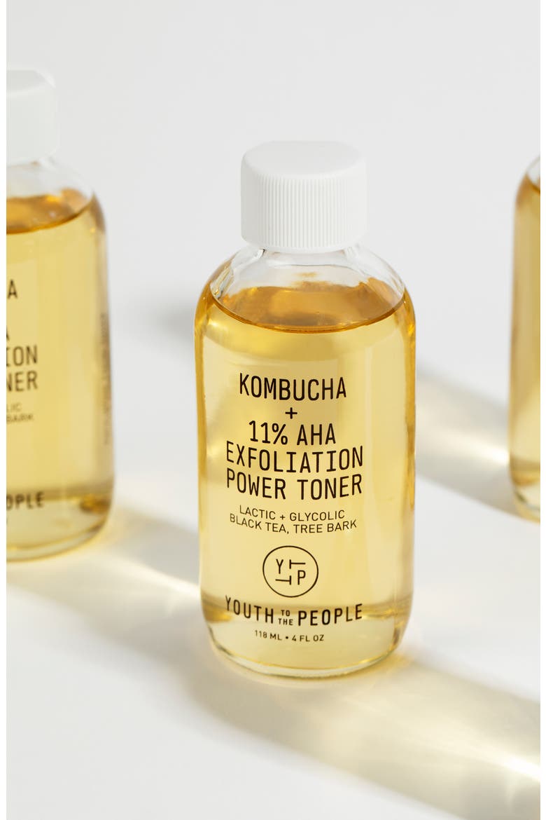 Kombucha + 11% AHA Exfoliation Power Toner, Alternate, color, NO COLOR
