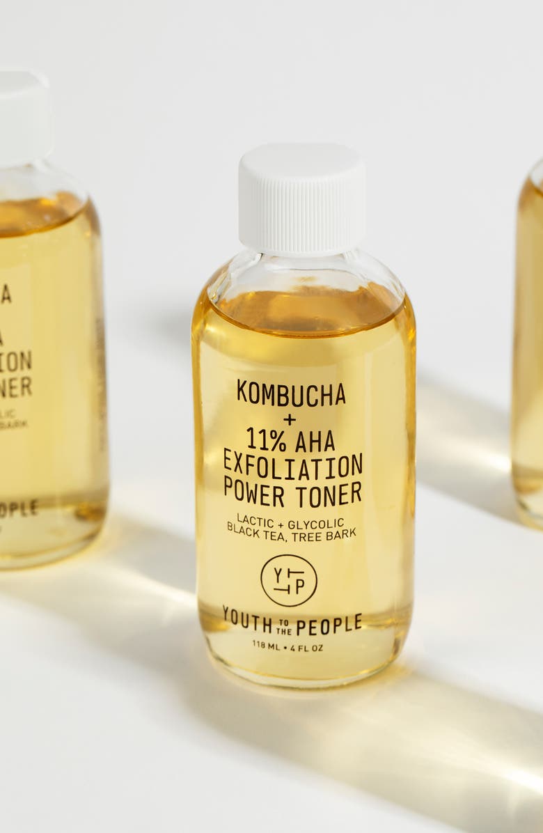 Youth to the People Kombucha + 11% AHA Exfoliation Power Toner, Alternate, color,
