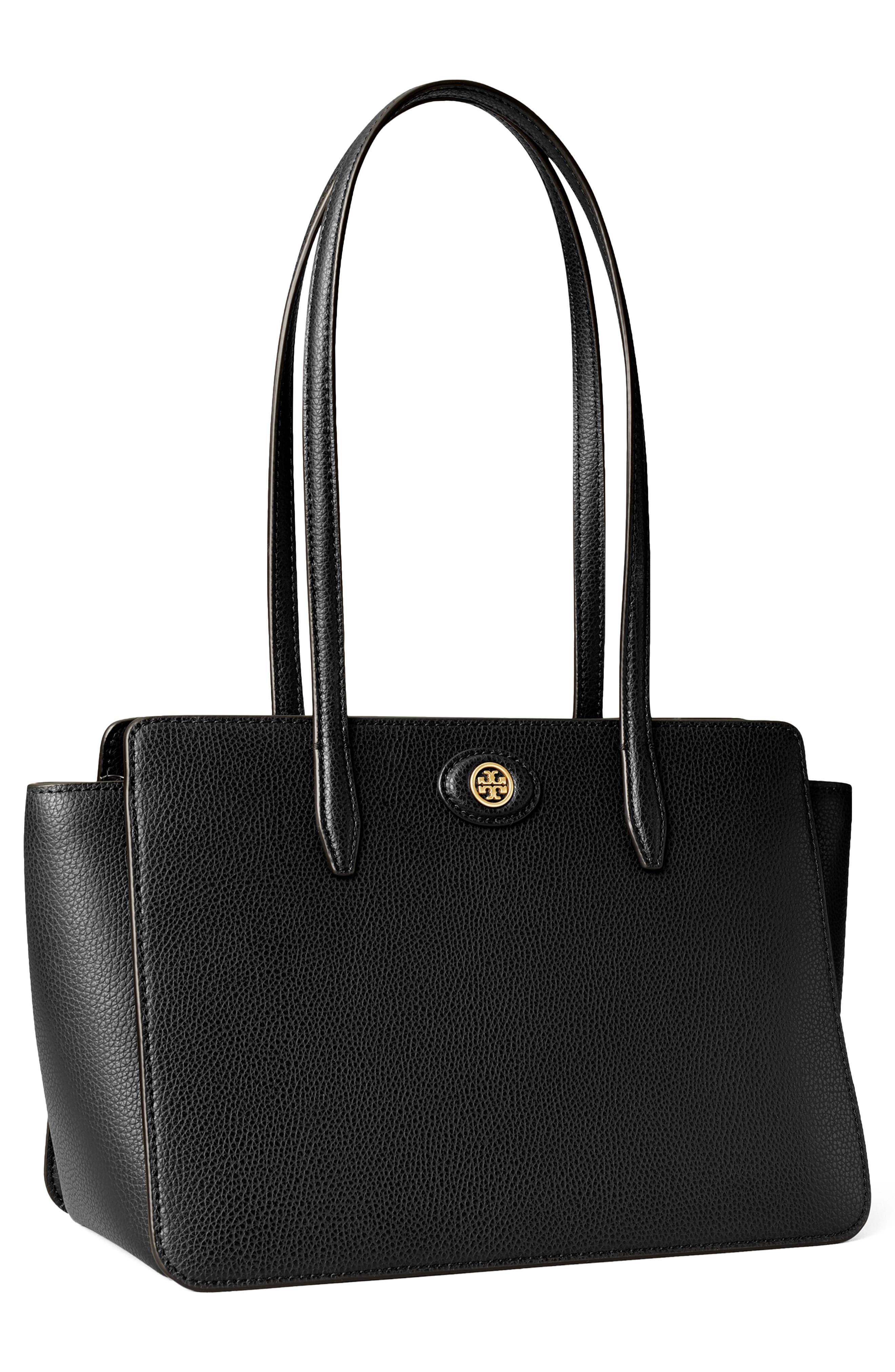 Tory Burch Small Robinson Pebble Leather Tote, Alternate, color, 