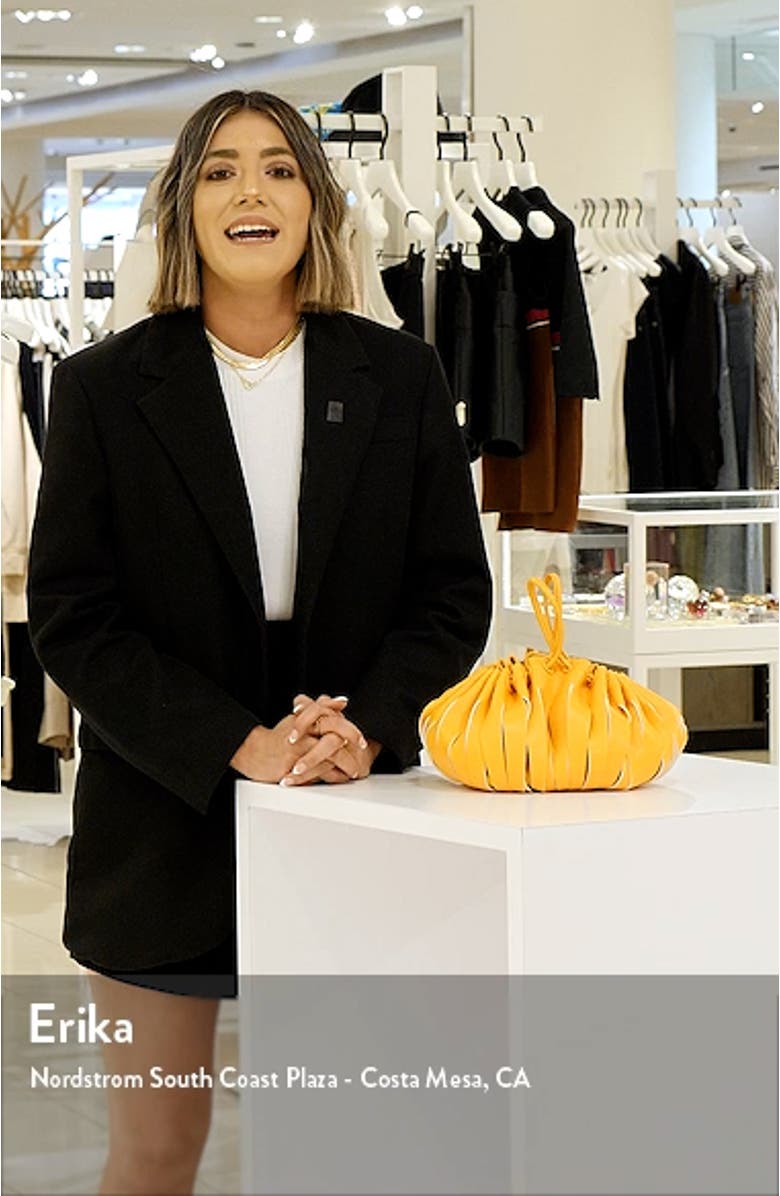 Vegan Slit Scrunch Bag, sales video thumbnail