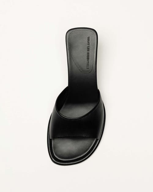 Want Les Essentiels De La Vie Want Les Essentiels Holton Smooth Leather Heel Sandal In Black