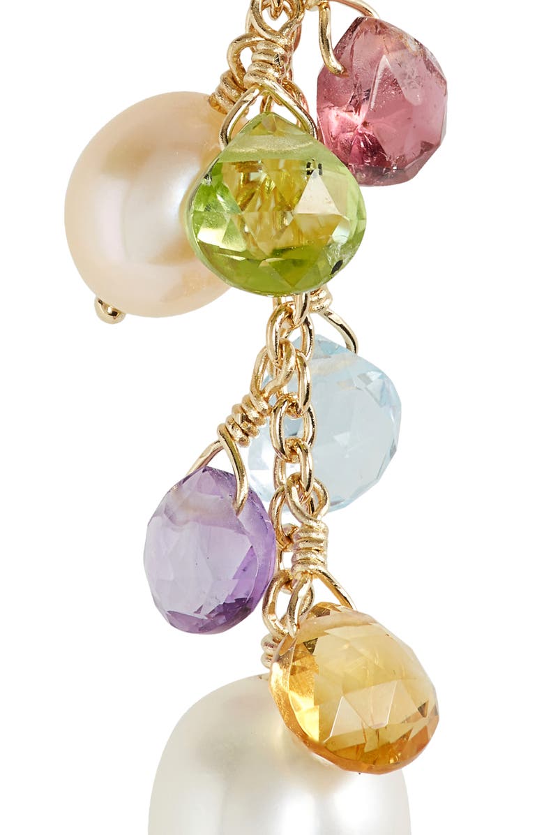 Marco Bicego Paradise Drop Earrings, Alternate, color, Yellow Gold