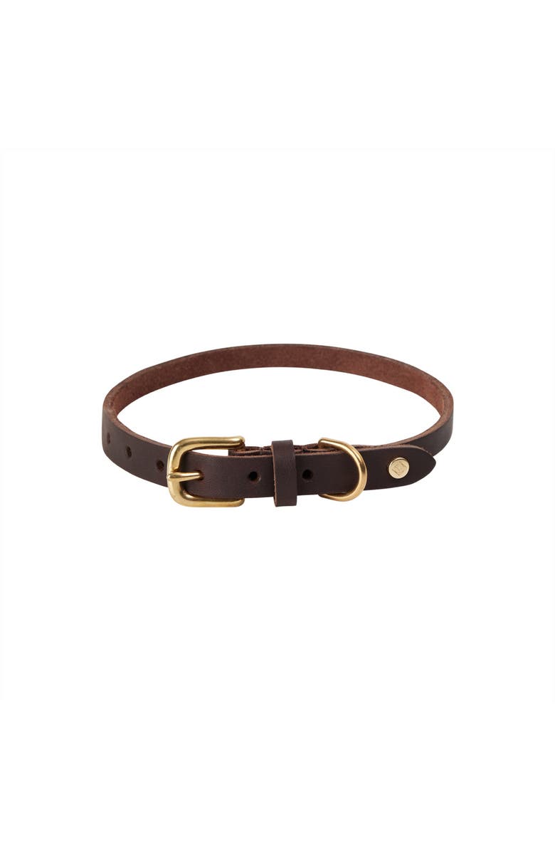 OYOY Robin Dog Collar, Main, color, Choko