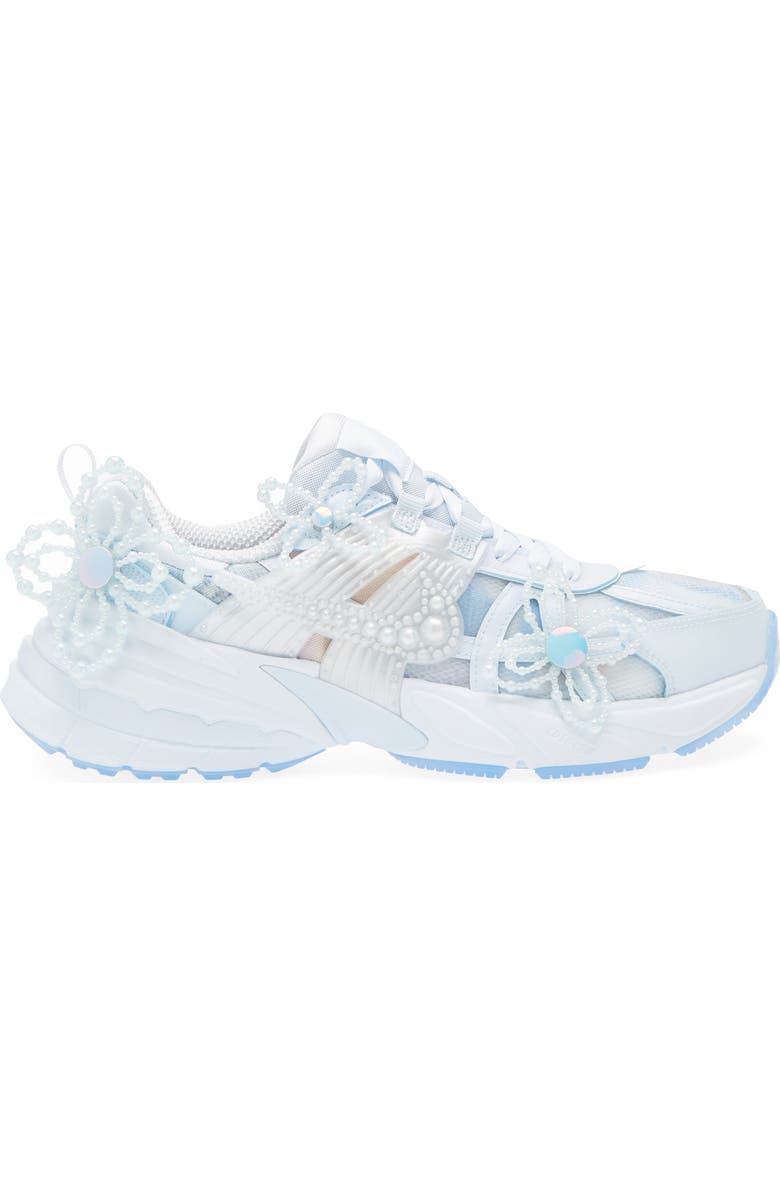 Nike V2K x Susan Fang Run Sneaker, Alternate, color, Blue Tint/ Blue/ Multi Color