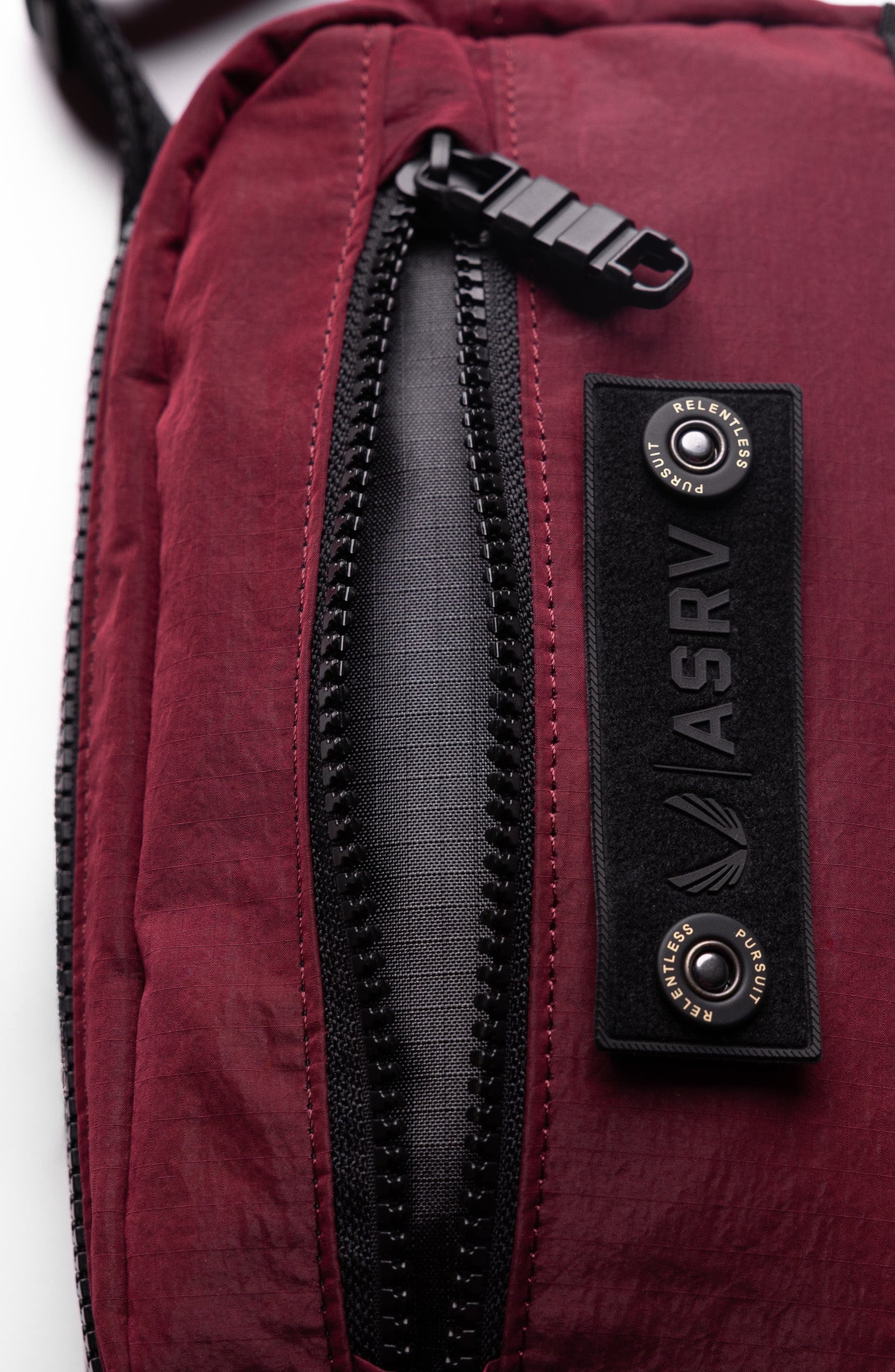 Ripstop Crossbody Bag, Alternate, color, Crimson