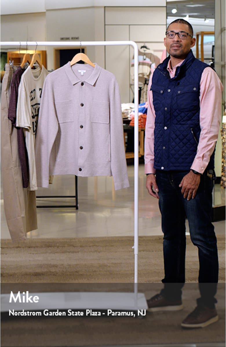 Forester Knit Button-Up Shirt Jacket, sales video thumbnail