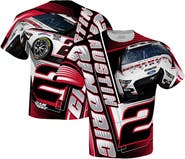 TEAM PENSKE Men's Team Penske White Austin Cindric Discount Tire Sublimated Dynamic Total Print T-Shirt