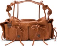 Acne Studios Multipocket Big Grainy Leather Shoulder Bag