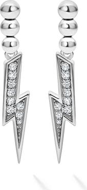 LAGOS Caviar Spark Diamond Lightning Drop Earrings