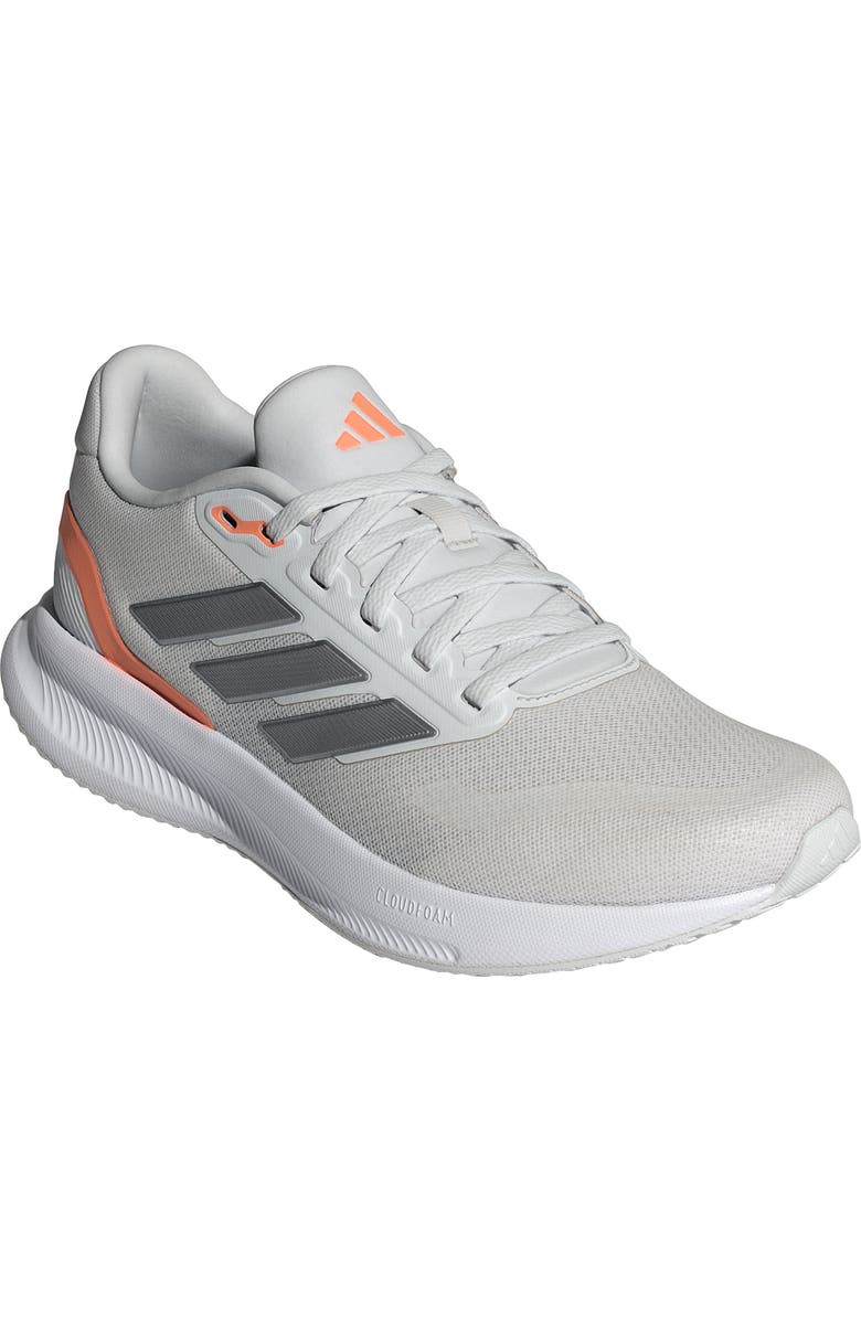 adidas Runfalcon 5 Running Shoe, Main, color, White/ Iron Met./ Orange