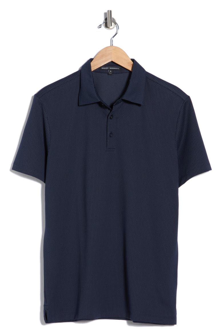 Skyler Cotton Blend Polo, Alternate, color, DARK CASPIAN