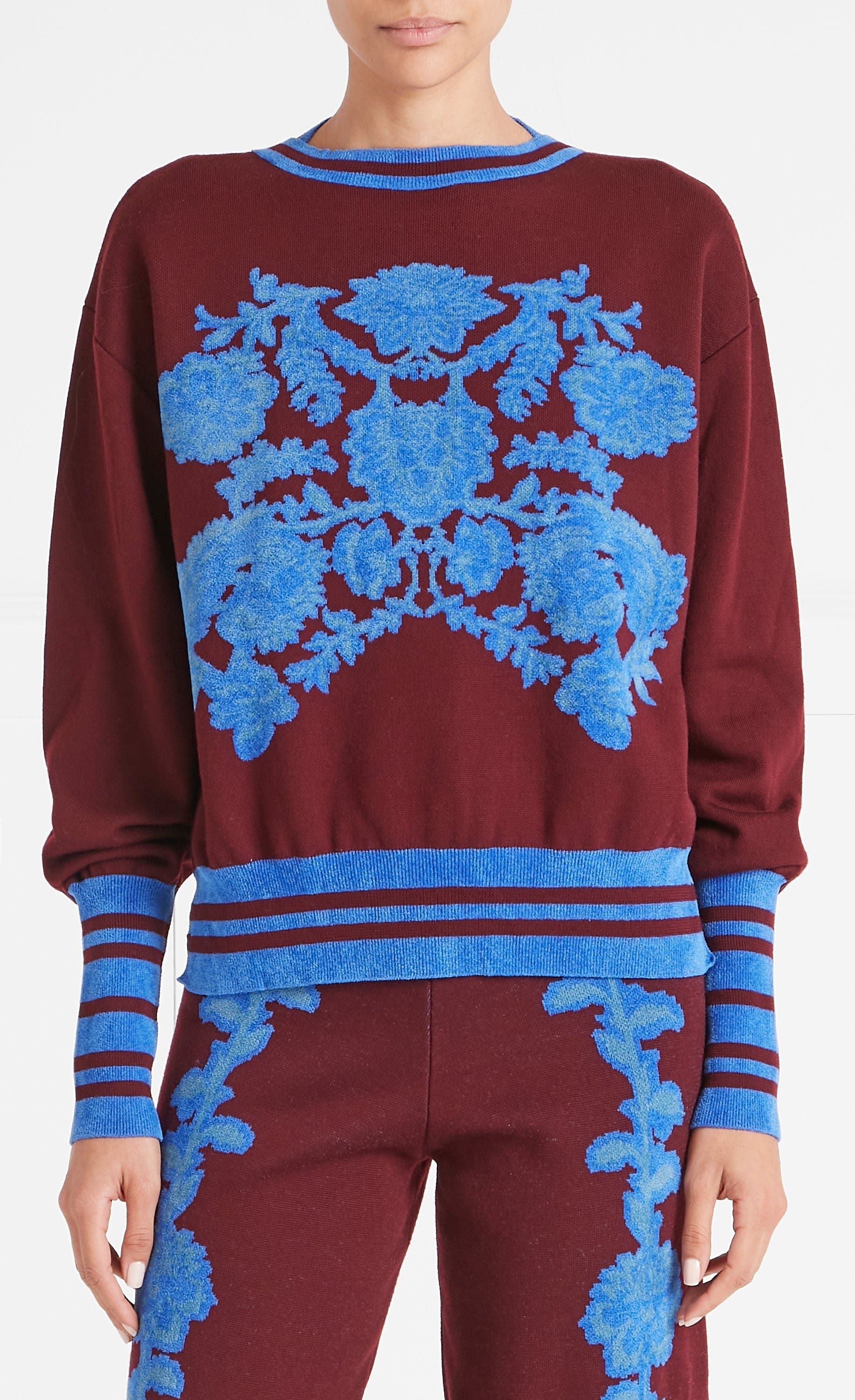 Floral Knit sweater