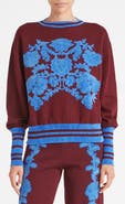 Temperley London Floral Knit sweater