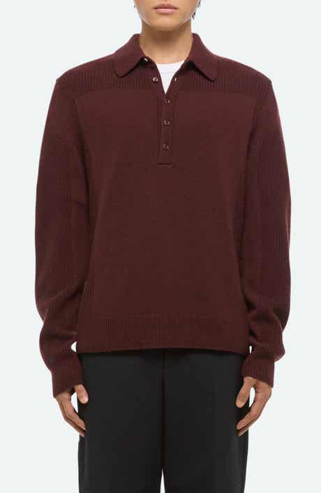 Helmut Lang Block Polo Sweater