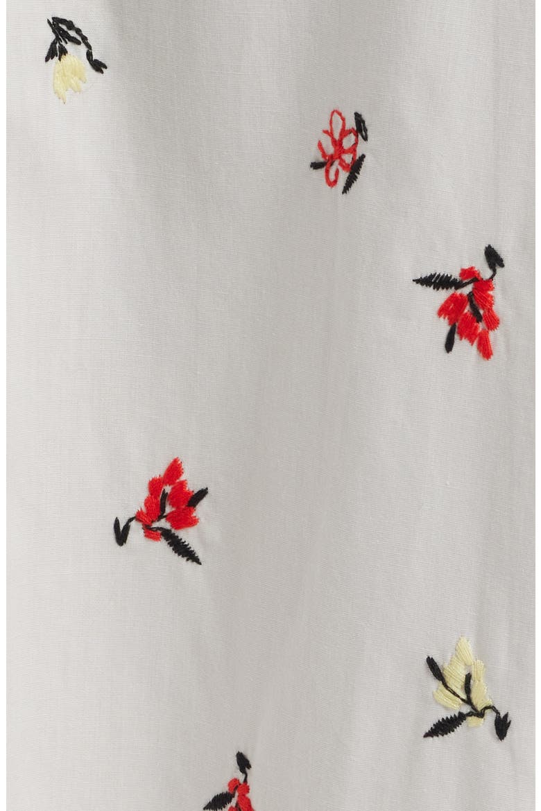 The Gael Embroidered Midi Skirt, Alternate, color, BRULE