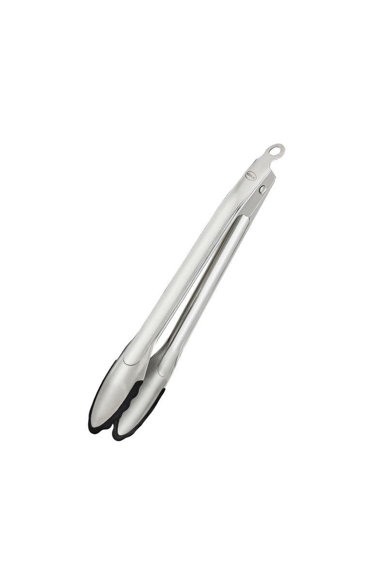 Rosle Stainless Steel & Silicone Locking Tongs, Main, color, 