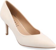 Journee Collection Gabriella SuperNatural Shades Slip On Pointed Toe Pump