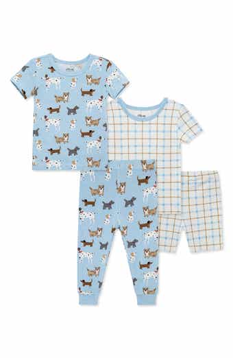 Little Me 2-Pack Puppy Print Stretch Viscose Pajamas Set