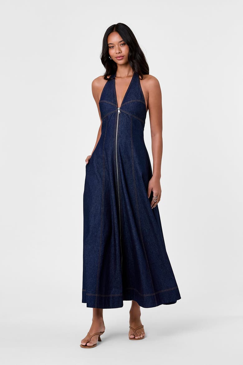 Elsa Dress, Main, color, Indigo