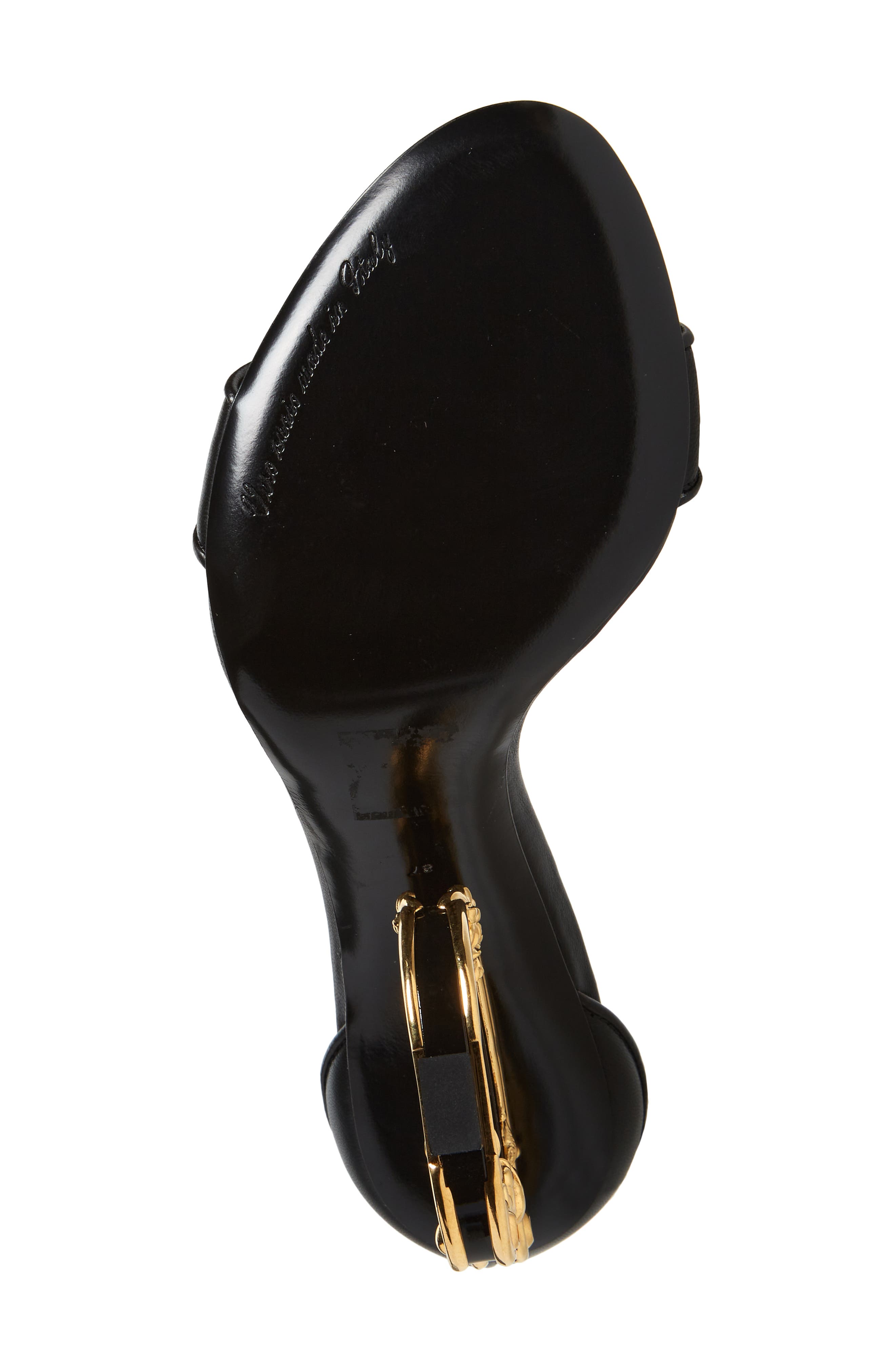 Dolce&Gabbana Keira Baroque DG Heel Sandal, Alternate, color, 