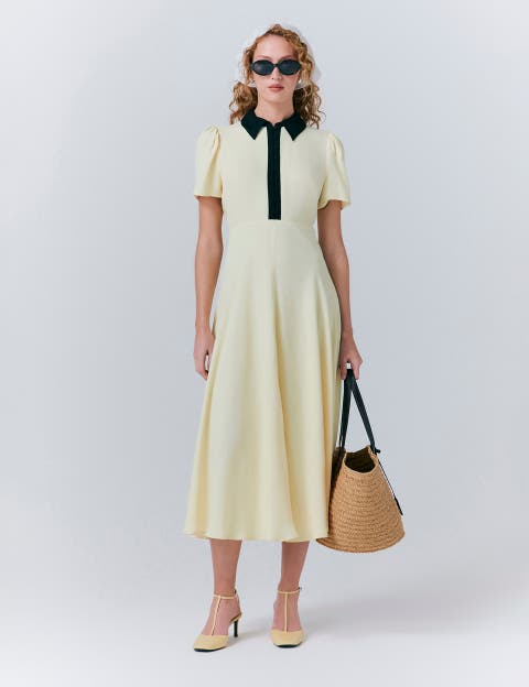 Bethan Crepe Midi Shirt Dress