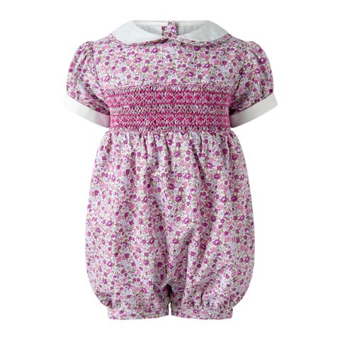 Ditsy Floral Smocked Babysuit (Baby)