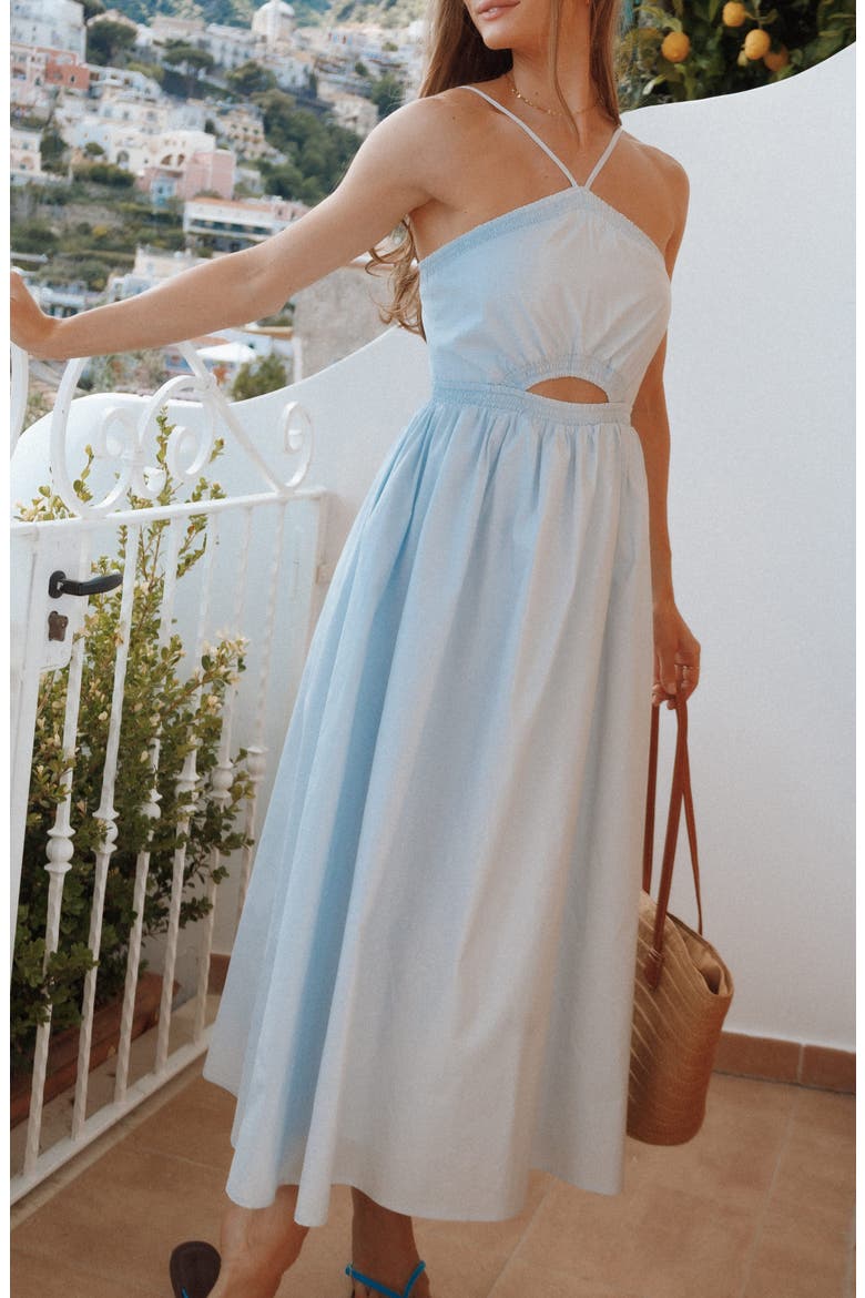 Madi Maxi Dress, Alternate, color, PALE BLUE