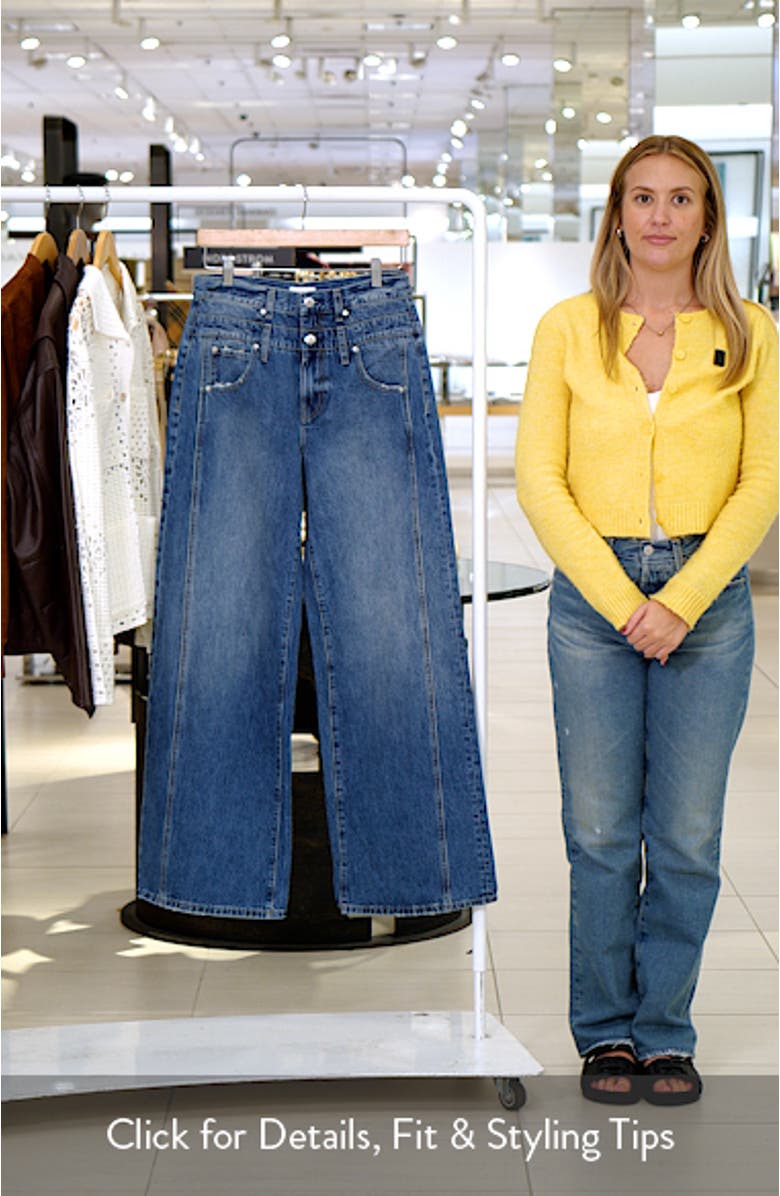 Caleb High Waist Wide Leg Jeans, sales video thumbnail